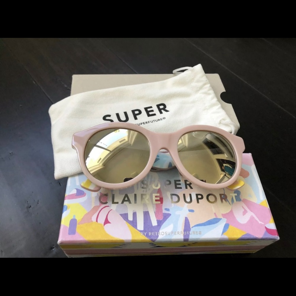 RETROSUPERFUTURE Pink Sunglasses